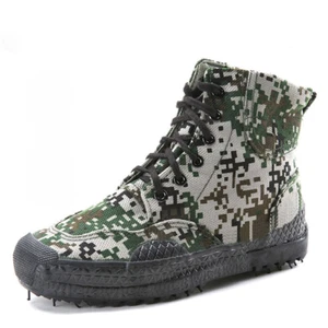 Hombres Zapatos Liberación Botas Protectoras Laborales con Cordones Ejército Chino EPL Entrenamiento A+ - Imagen 1 de 2