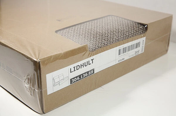 IKEA Lidhult Slipcover Cover for Loveseat Section W/ Armrests Lejde Beige Brown