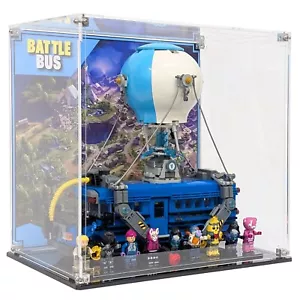 BRICK IN IT Display Case For LEGO® Fortnite Battle Bus 77073 - Picture 1 of 7