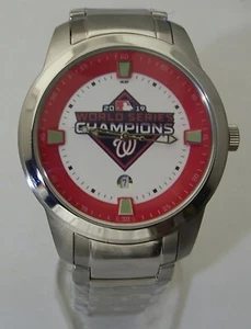 Washington Nationals Watch World Series Titan SS Mens Wristwatch - Picture 1 of 2