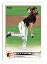 2022 Topps Dean Kremer  #340   Baltimore Orioles Baseball Card