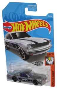 Hot Wheels Muscle Mania 8/10 (2017) Silver '65 Mustang 2+2 Fastback Toy Car 72/2 - Picture 1 of 1