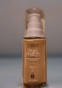 L'Oreal Paris True Match Cream Foundation Makeup W2 Warm Light, 1 fl oz. NEW - Picture 1 of 1