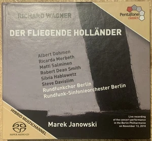 Signed by MAREK JANOWSKI Richard Wagner Der fliegende Holländer Pentatone 2 SACD - Picture 1 of 3