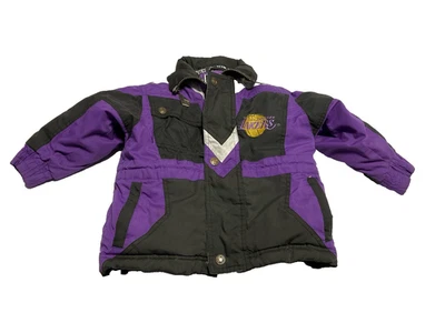 Chaqueta acolchada LA Los Angeles Lakers niños pequeños talla 3T equipo de baloncesto de la NBA Foto 1 de 4