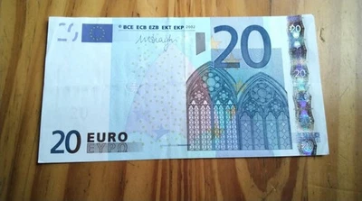 Billet De 20 Euro Première Série 2002  Trace De Pliage Voir Foto Pour L État - Photo 1/4