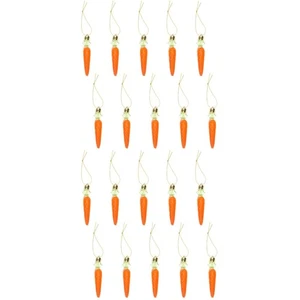 2 Stück Osterschmuck Karotten hängend Anhänger Simulation Schmuck - Bild 1 von 12