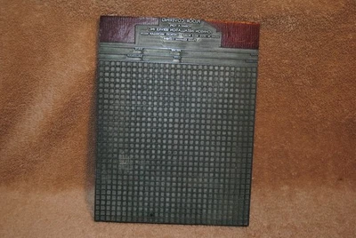 Bloco de impressão tipográfica vintage papel timbrado comercial Johnson Floor Detroit MI - Imagem 1 de 4