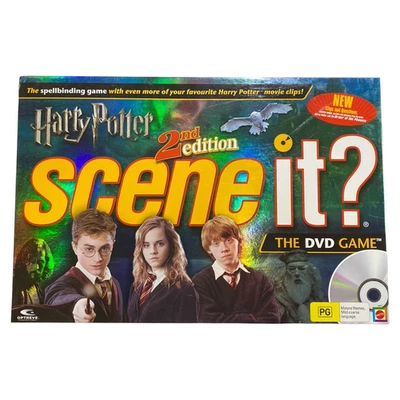 Harry Potter Scene It? 2nd Edition DVD Game Complete Family Trivia Hasbro PG - Image 1 of 4