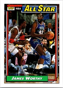James Worthy #108 - - 1992-93 Topps - Los Angeles Lakers - Picture 1 of 2