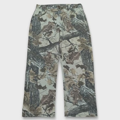 Vintage Duxbak Camo Pants Men's 32 x 26 Hunting Jeans Camouflage Real Tree - Image 1 of 4