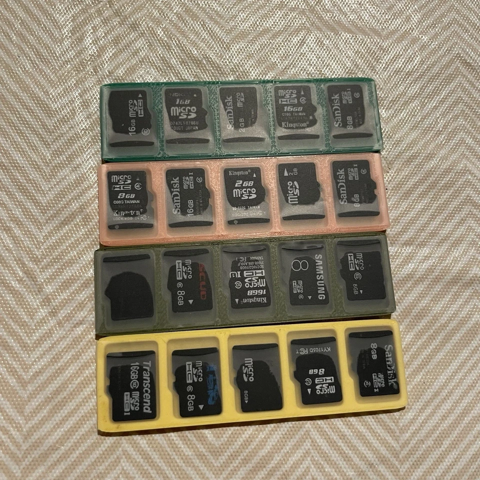 Slow, Nonfunctional, Broken Micro SD Cards (20 Cards) - Image 1 of 1