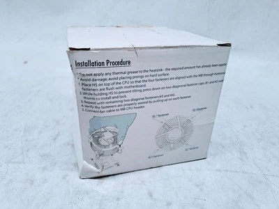 Procesador de servidor Supermicro SNK-P0015A4 LGA775 2U disipador térmico y ventilador de refrigeración Foto 1 de 3