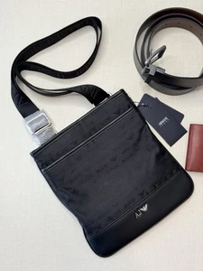 New Armani Jeans Men’s Crossbody Bag - Picture 1 of 20