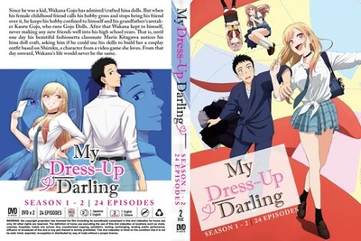 DVD My Dress-Up Darling Complete Season 1+2 Episode 1-24 End English Dubbed - Image 1 of 3