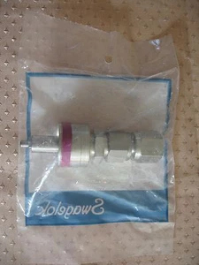 Swagelok Schnelltrennkupplung SS-QC8-DC-6PFK7 / 1/2 Zoll / lila, brandneu - Bild 1 von 2