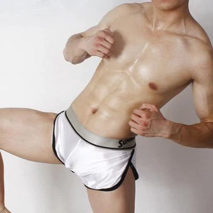 Promo Short satin brillant blanc taille M superbody by neofan Réf 102 - Imagen 1 de 5