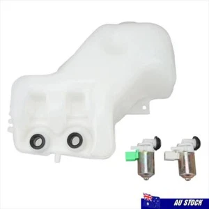 Wiper Washer Bottle With Pump 2 Hole WWB2HPK-NI020 For Nissan Patrol GQ Maverick - Picture 1 of 8
