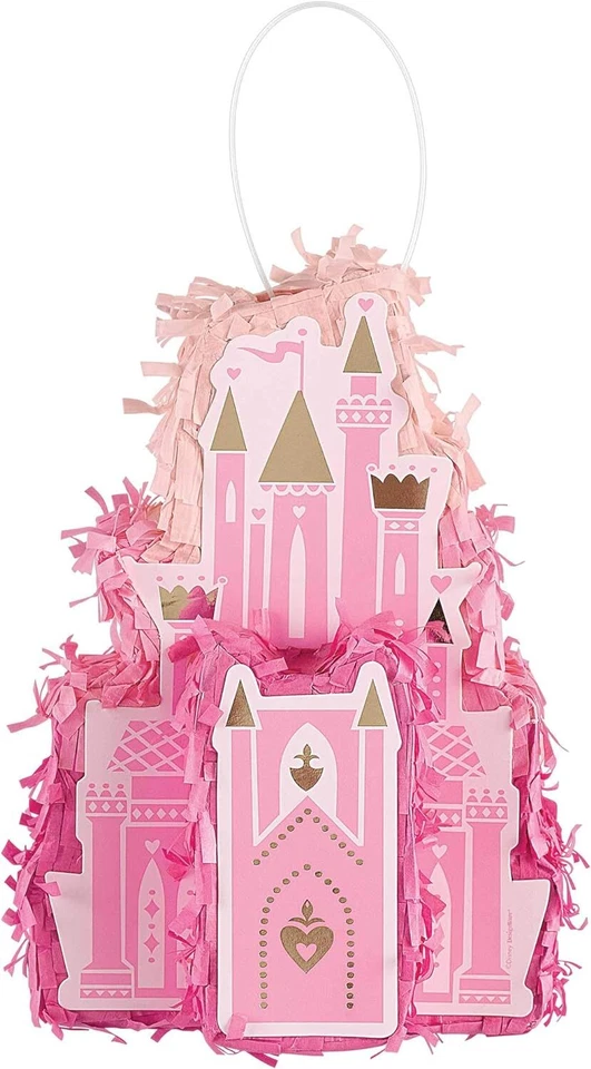 Disney Princess Classic Kids Birthday Party Table Decoration Mini Pinata Castle - Image 1 of 1