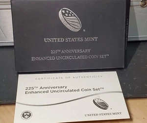 2017 S 225th Anniversary Enhanced Uncirculated Coin Set - Picture 1 of 5