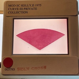 Ellsworth Kelly "Curve III" 35mm Art Slide Color Field Hard Edge Painting - Picture 1 of 3
