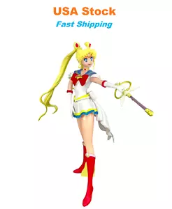 "Action figure anime Tsukino Usagi collezione statua marinaio giocattolo regalo 9"" - Foto 1 di 8