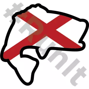 Largemouth Bass - State Flag (Decal) - Picture 1 of 56