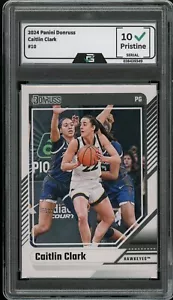 Caitlin Clark Rookie Card RC Graded 10 2024 Panini Donruss #10 - Picture 1 of 2