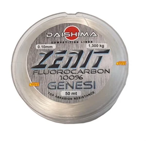 FILO FLUOROCARBON ZENIT 0,10mm DAISHIMA 50 MT CLEAR X TERMINALI 1,300 kg - Foto 1 di 5