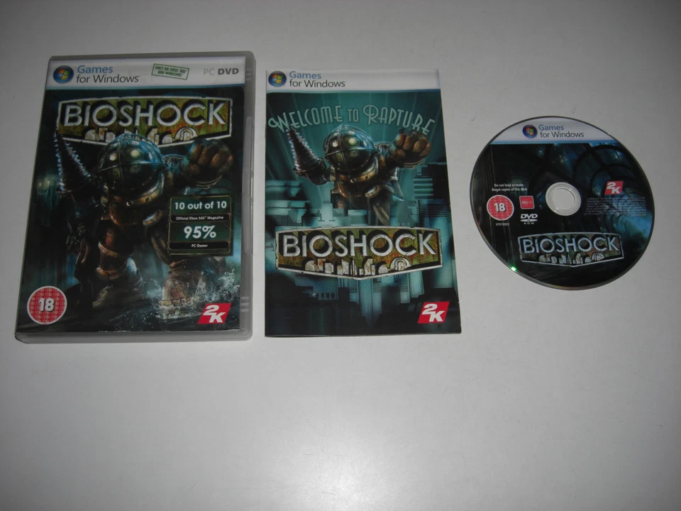 BIOSHOCK 1 Pc DVD Rom BIO SHOCK - FAST DISPATCH - Image 1 of 1