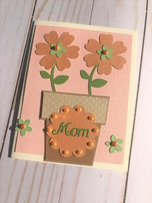 Mother's Day Card, Orange, MOM, Tag, Scrapbook - Image 1 of 4