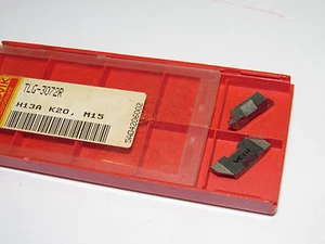 2 pcs SANDVIK TLG-3072R Grade H13A Grooving Carbide Inserts - Picture 1 of 1