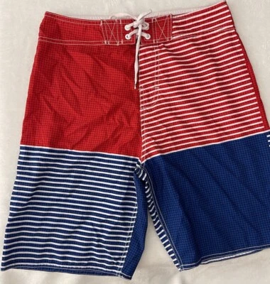 Body Glove Board Shorts Para Hombre 30 Natación Surf Rojo Blanco Azul Patriótico Foto 1 de 4