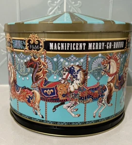 Fortnum & Mason Magnificent Merry Go Round Carousel Musical Biscuit Tin 2015 - Picture 1 of 6