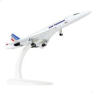 Modellino aereo in metallo pressofuso Concorde scala 1/300 per Francia - Foto 1 di 6