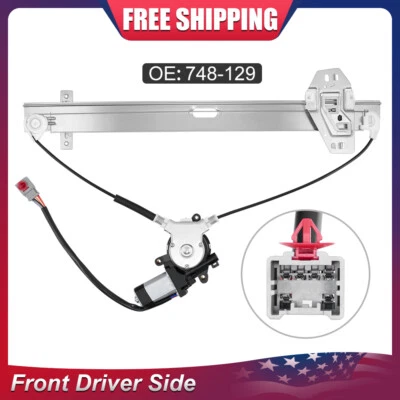 For 2003-2008 Honda Pilot Power Window Regulator Front Left with Motor 748-129 Foto 1 de 4