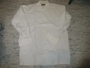 Vintage Nylon Hemd Langarm - grau/weiß gestreift - Maße beachten - Bild 1 von 5
