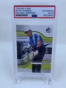 Retief Goosen Signed 2012 SP Authentic IP Auto PSA/DNA - Picture 1 of 2