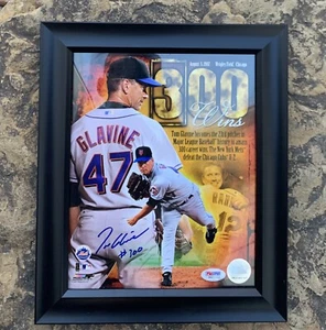 Tom Glavine Signiertes PSA Zertifiziertes Bild. 8x10. Gerahmt - Bild 1 von 8