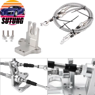 H F Series Cables Shift Linkage & Trans Bracket H22 H23 Swap Prelude Civic F20 - Image 1 of 4