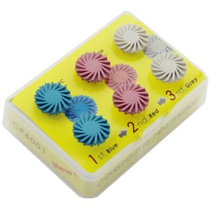 6pcs/set Dental Composite Polishing Polisher Diamond System RA Disc 14mm Wheel - Picture 1 of 9