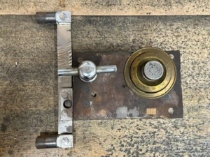 Antique Complete Hall's Safe Co 4 Number Combination Dial Mechanism - Picture 1 of 8
