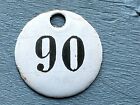 Number 90 Vintage Enamel House Numbers Made in Europe Room Hotel FREE POSTAGE