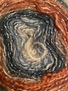 Lion Brand Shawl In A Cake Yarn MOONSTONE #301 4 Skein , 5.3 oz. - Picture 1 of 3