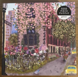 Galison "Blooming Streets" 500 piece puzzle - 20" x 20" - B1 - Picture 1 of 3