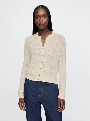 GAP WOMENS Cropped Pointelle Cardigan & Tank Top Sweater Set LT L TALL $119 NWT - Image 1 of 4