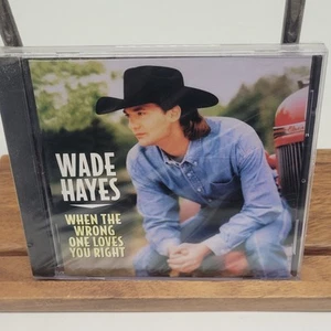 Brand New Sealed Wade Hayes When the Wrong One Loves You Right Country Music CD - Imagen 1 de 2