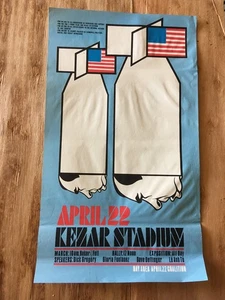 ANTI-NIXON/WAR PROTEST 4/22/1972 Kezar San Francisco poster Dick Gregory ORIG - Picture 1 of 2