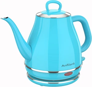 Hervidor eléctrico de cuello de cisne, 1L 1500W de ebullición rápida, 100% acero inoxidable sin BPA Pou - Imagen 1 de 9