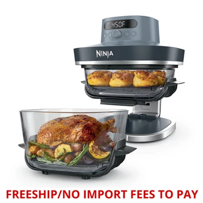 Freidora de aire de vidrio para encimera Ninja Crispi Pro 6 en 1 - azul Foto 1 de 4